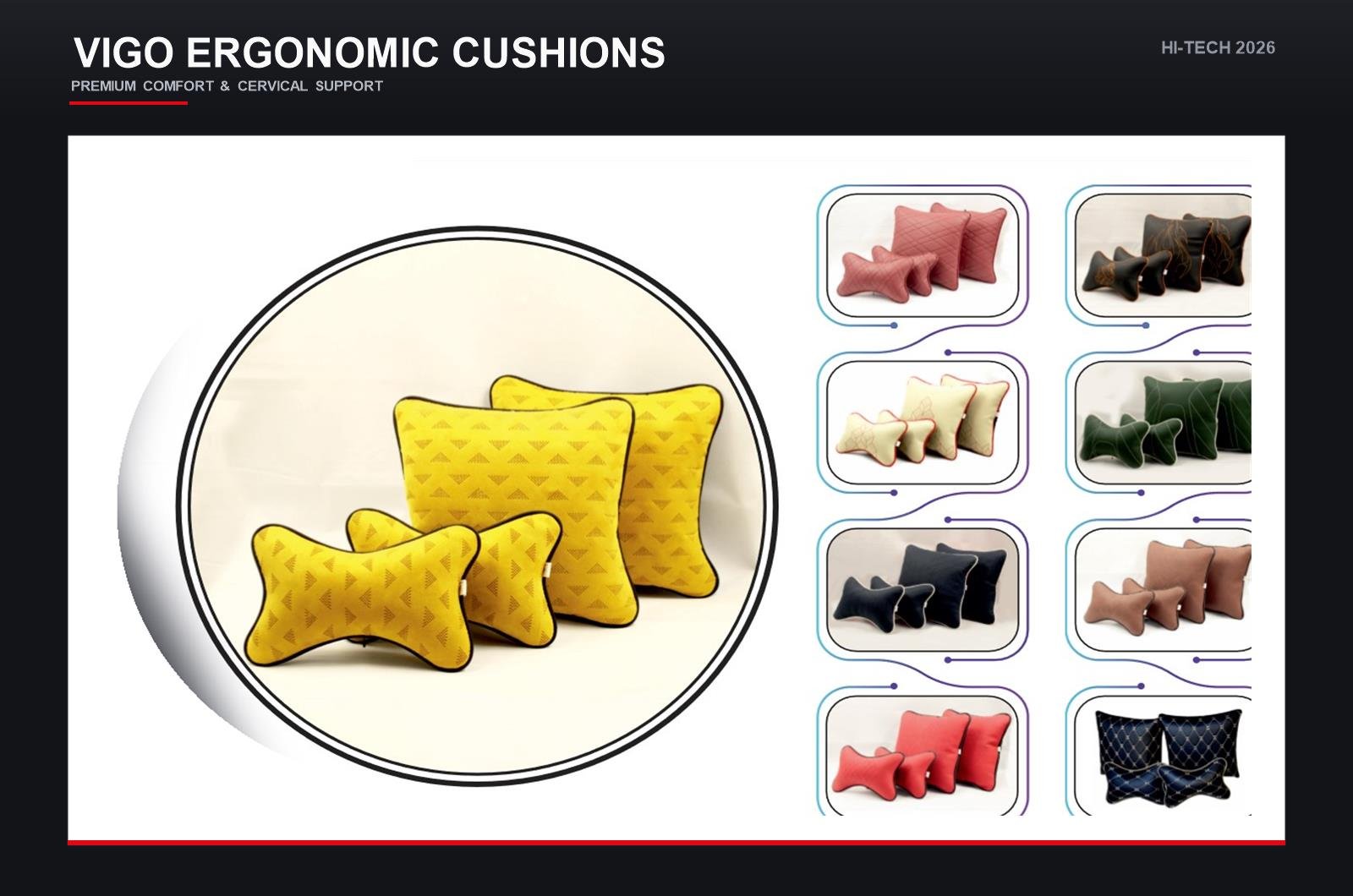 Vigo Ergonomic Cushions