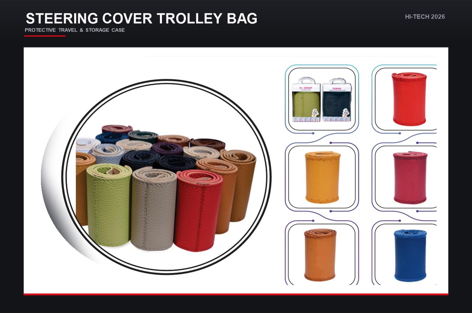 Steering Cover Trolley Travel Bag