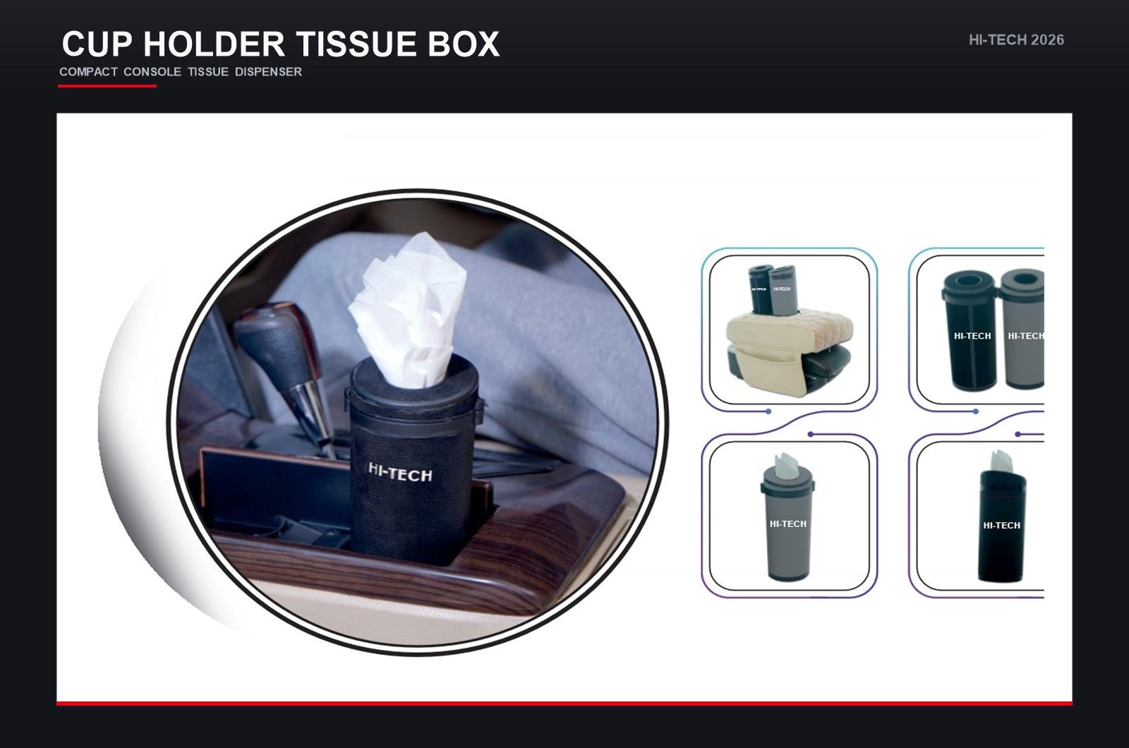 Cup Holder Tissue Box