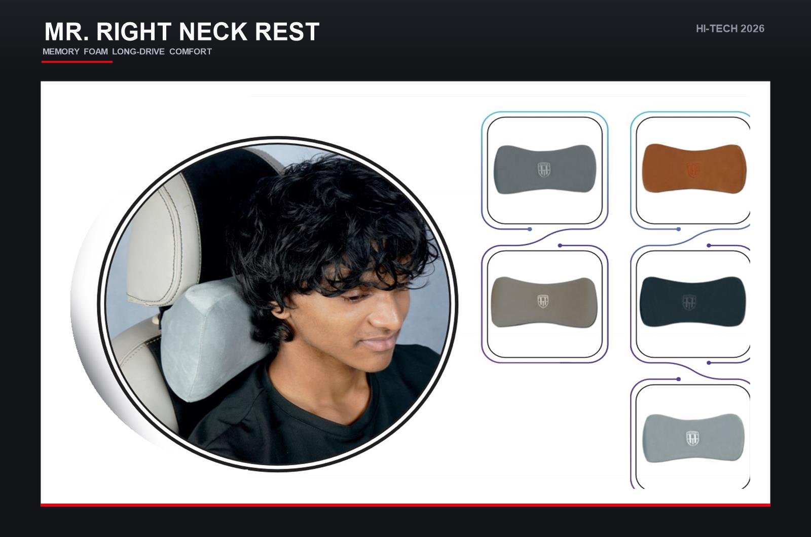 Mr. Right Memory Foam Neck Rest